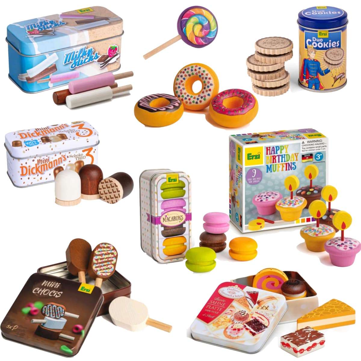 Erzi Set Süße Leckereien