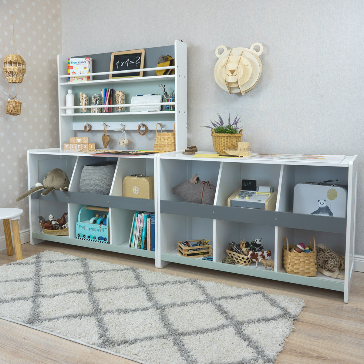 Flexi Kaufladen Aufstellvariante nebeneinander