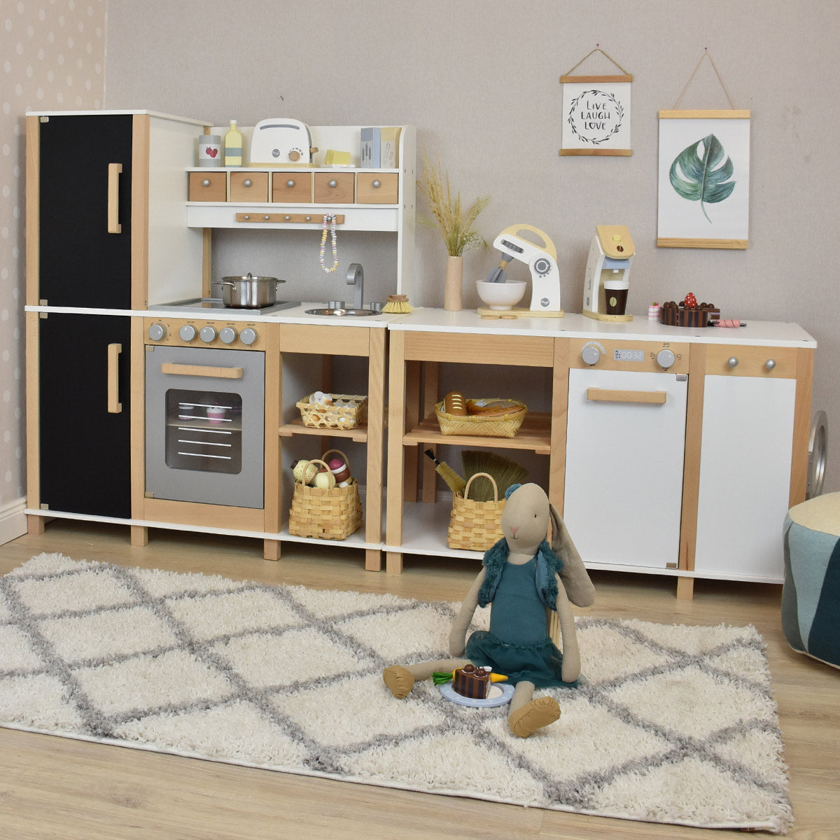 Kinderküche Aufstellvariante nebeneinander