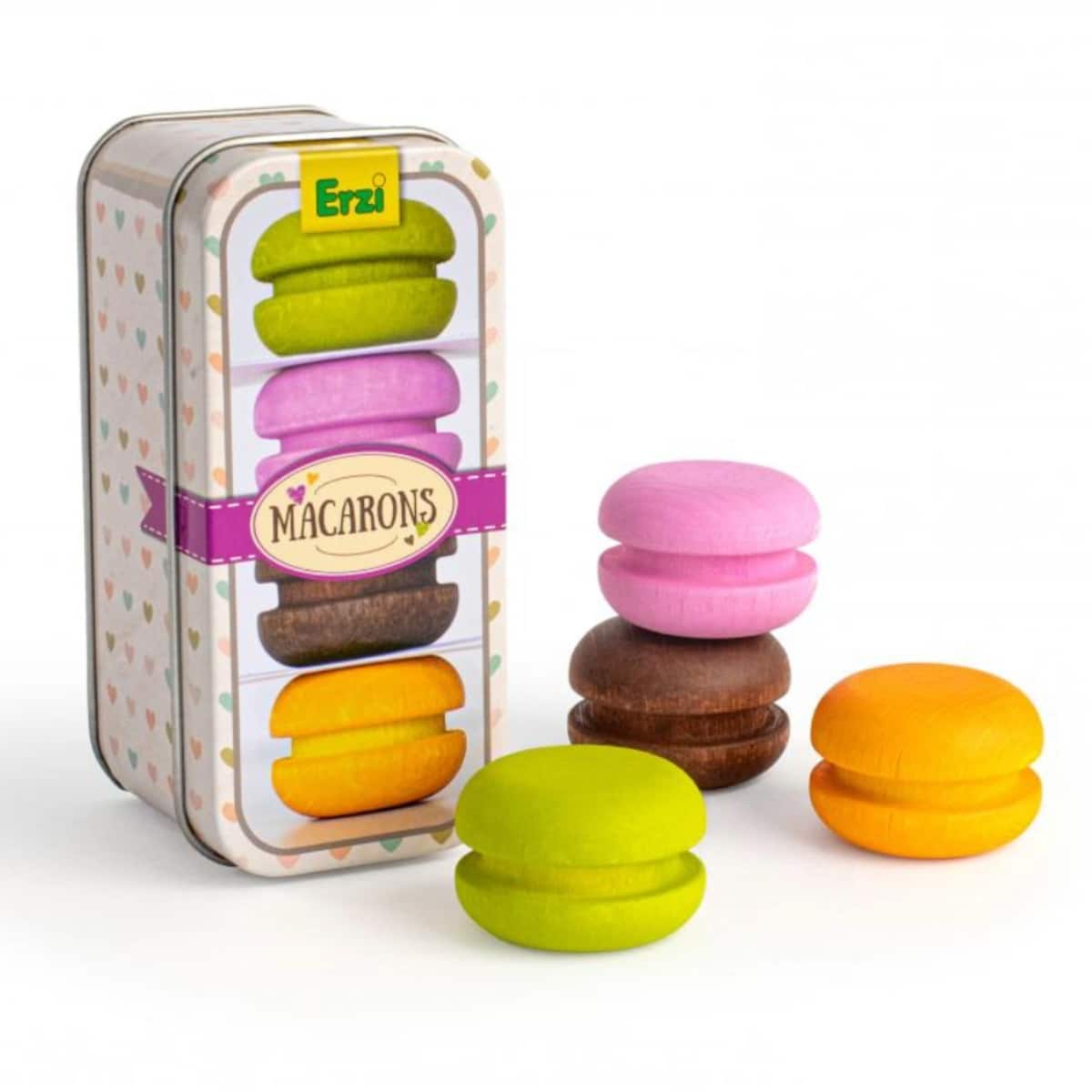 Erzi Macarons in der Dose
