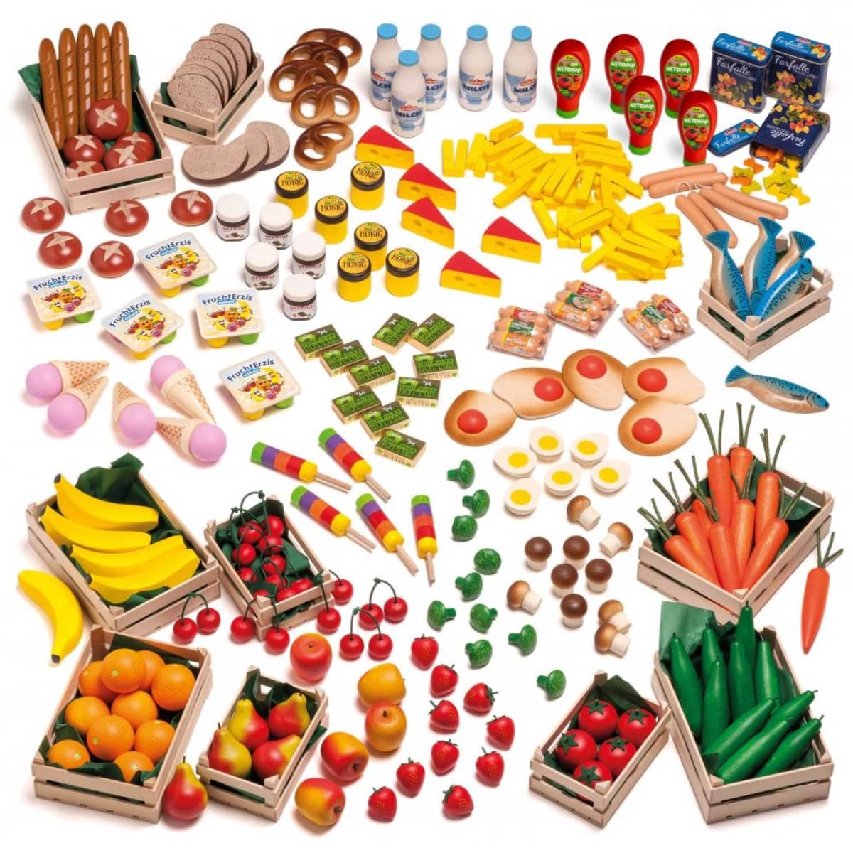 Erzi – Grand assortiment pour magasin et cuisine enfant