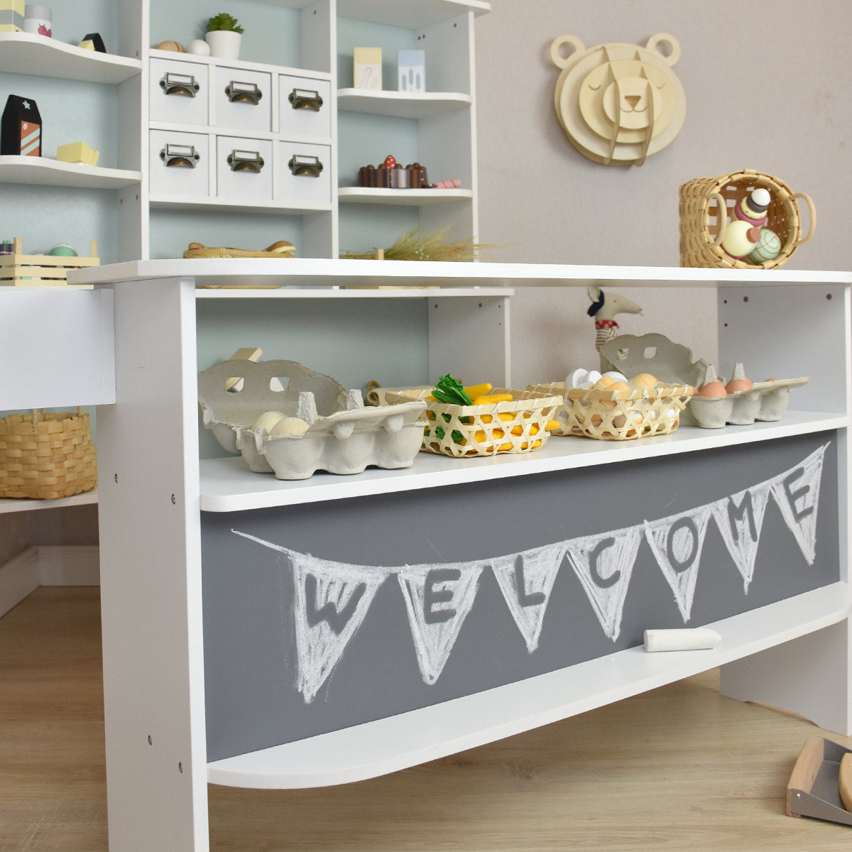 Kaufladen Detailansicht Tafel