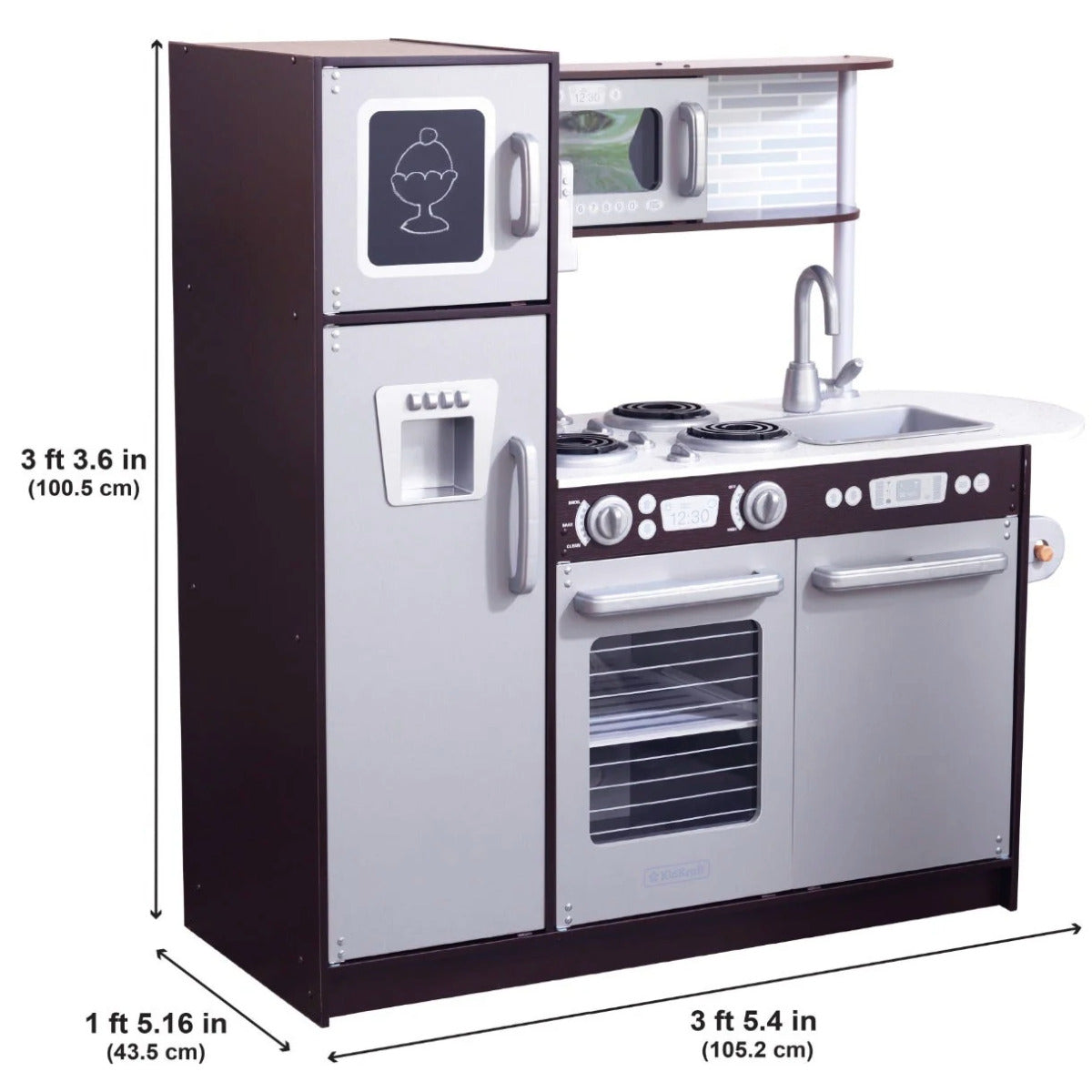 KidKraft Uptown Espresso Kinderküche 53260 - AUS RETOURE (2)