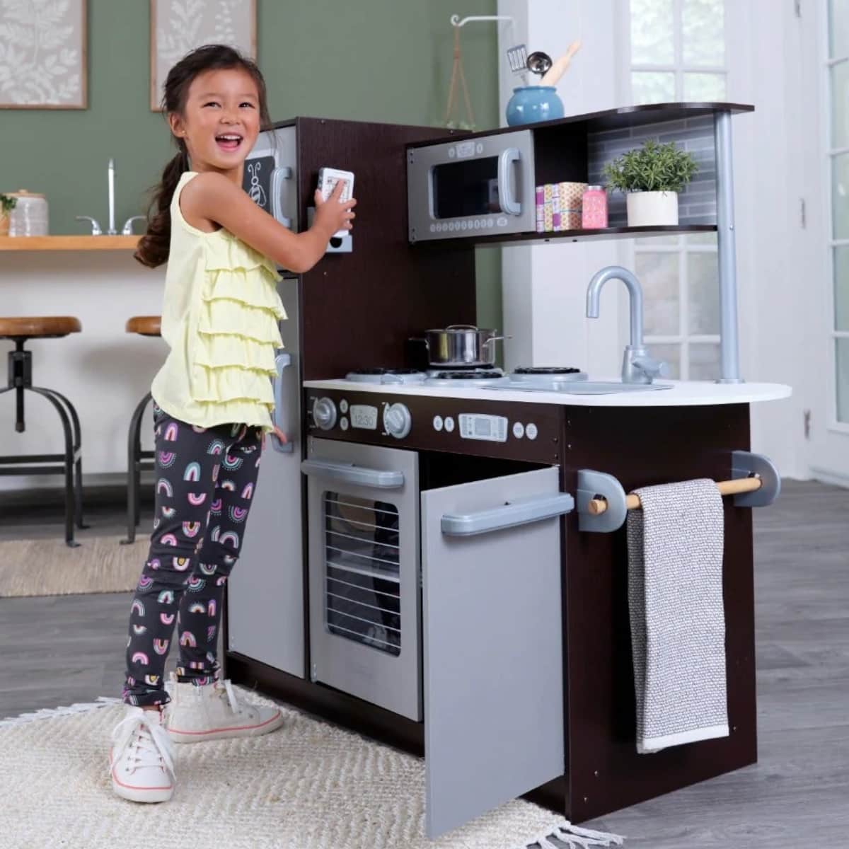 KidKraft Uptown Espresso Kinderküche 53260 - AUS RETOURE (2)