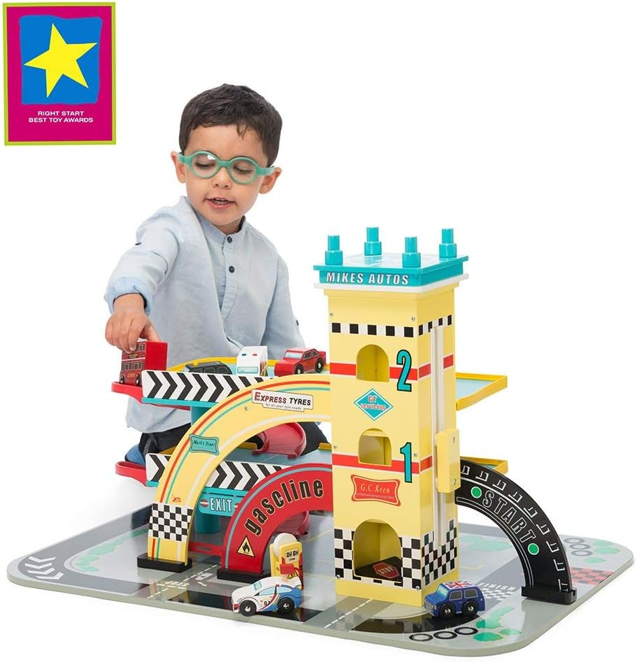 Le Toy Van Parkhaus „Mikes Auto Garage“ aus Holz