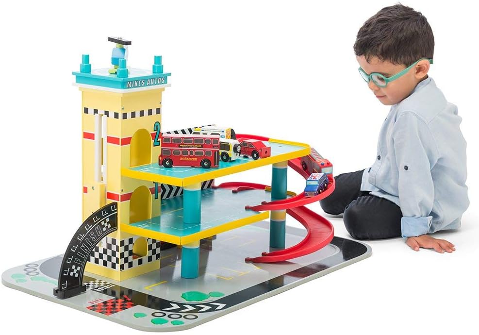 Le Toy Van Parkhaus „Mikes Auto Garage“ aus Holz