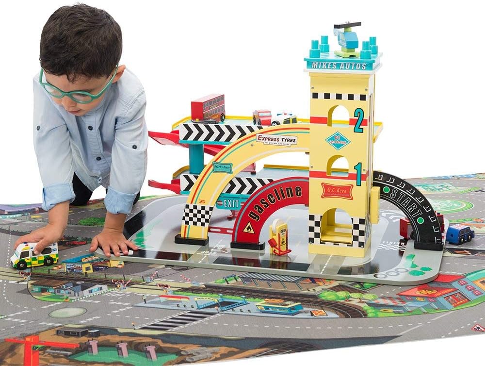 Le Toy Van Parkhaus „Mikes Auto Garage“ aus Holz