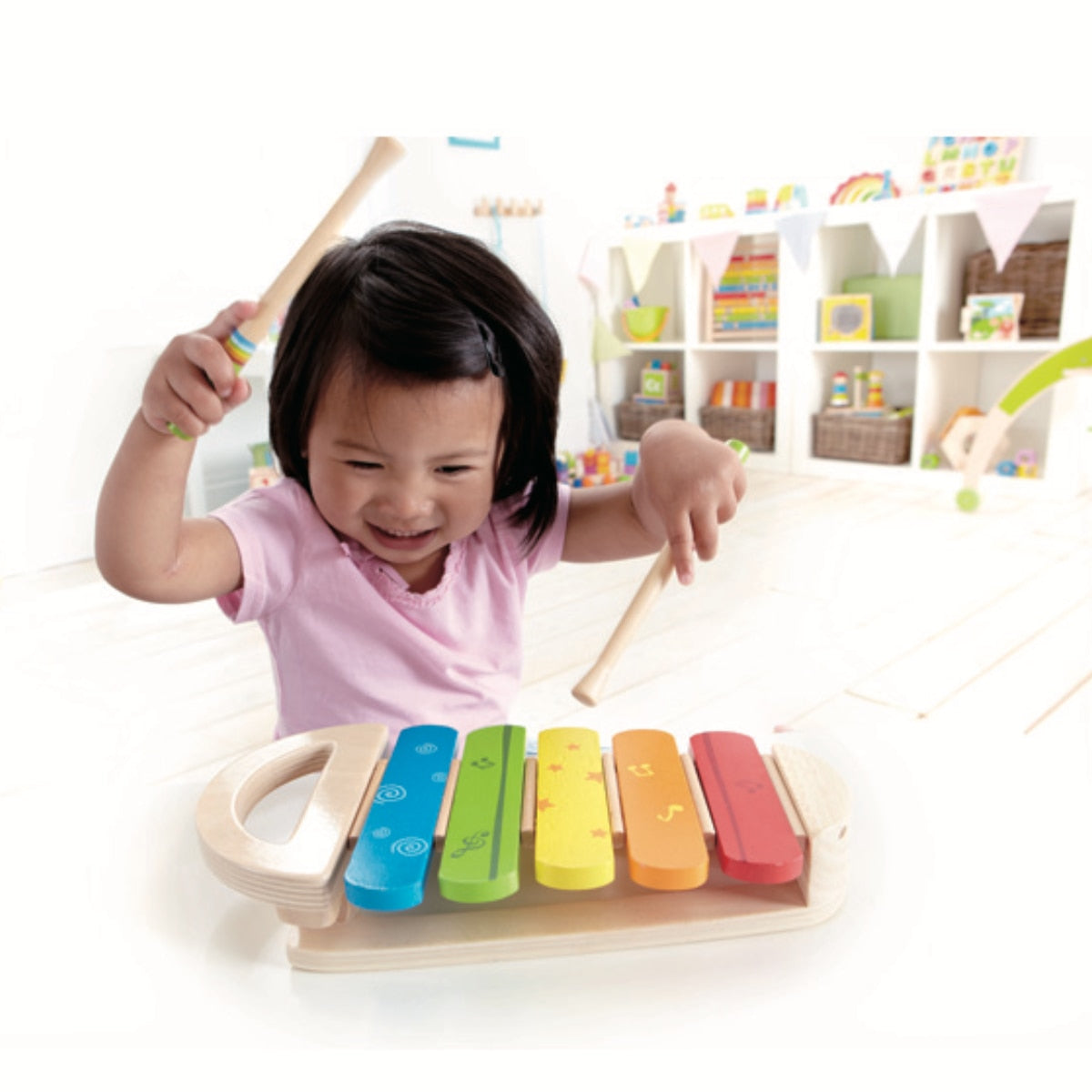 Hape Musikinstrumente Regenbogen-Xylophon