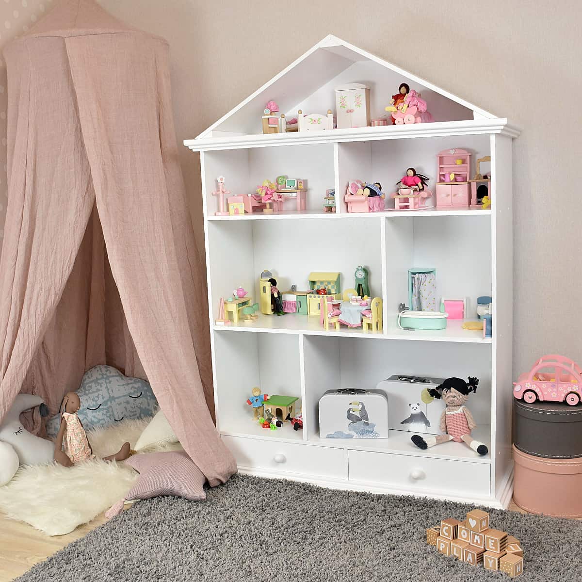 Puppenhaus Stimmungsbild mit Deko