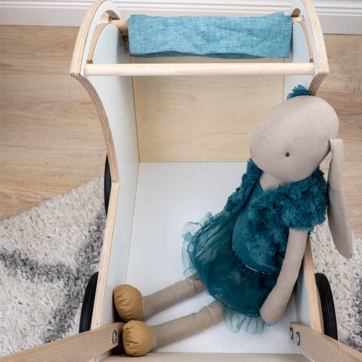 Puppenwagen Blickwinkel von oben