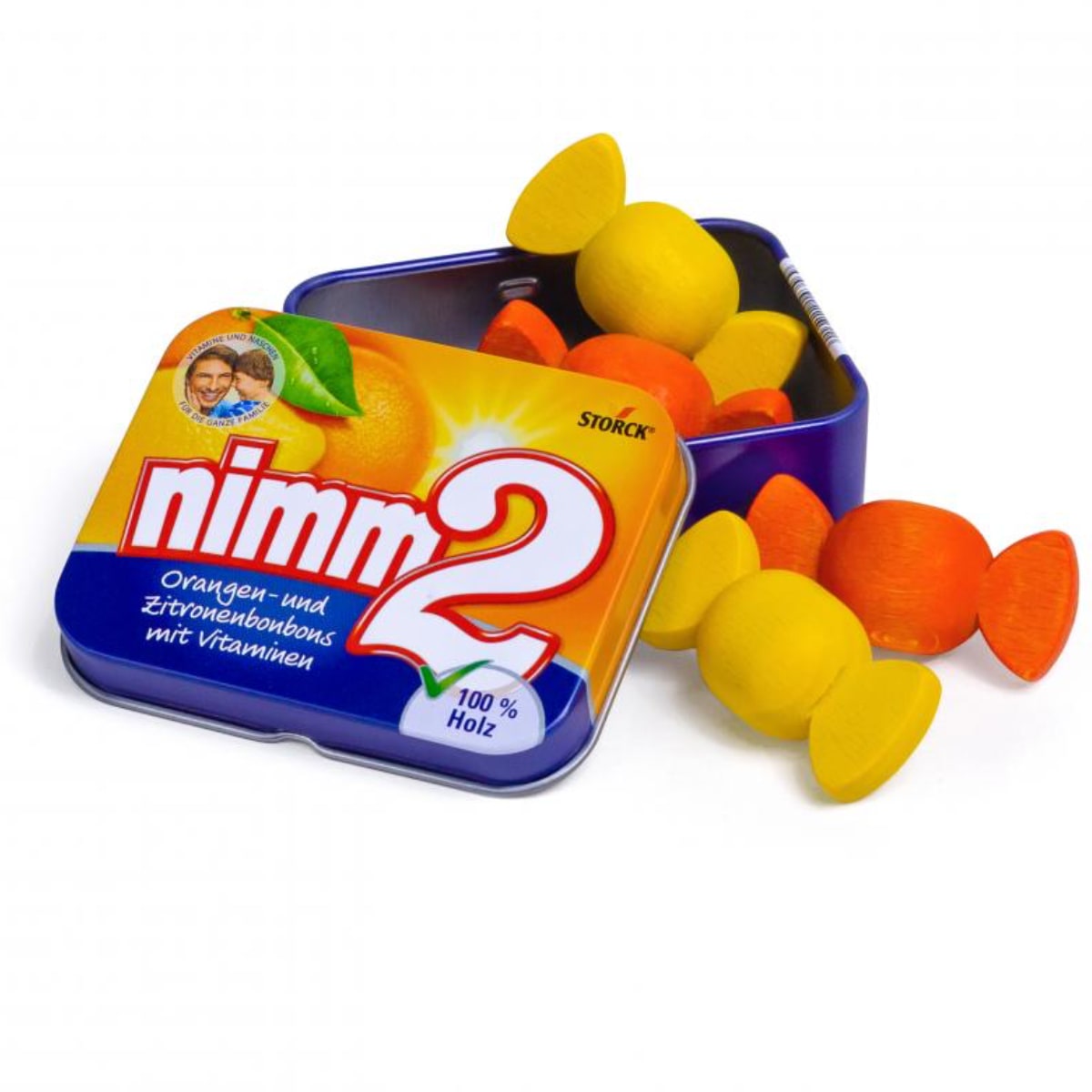 Erzi nimm2 Bonbons in der Dose