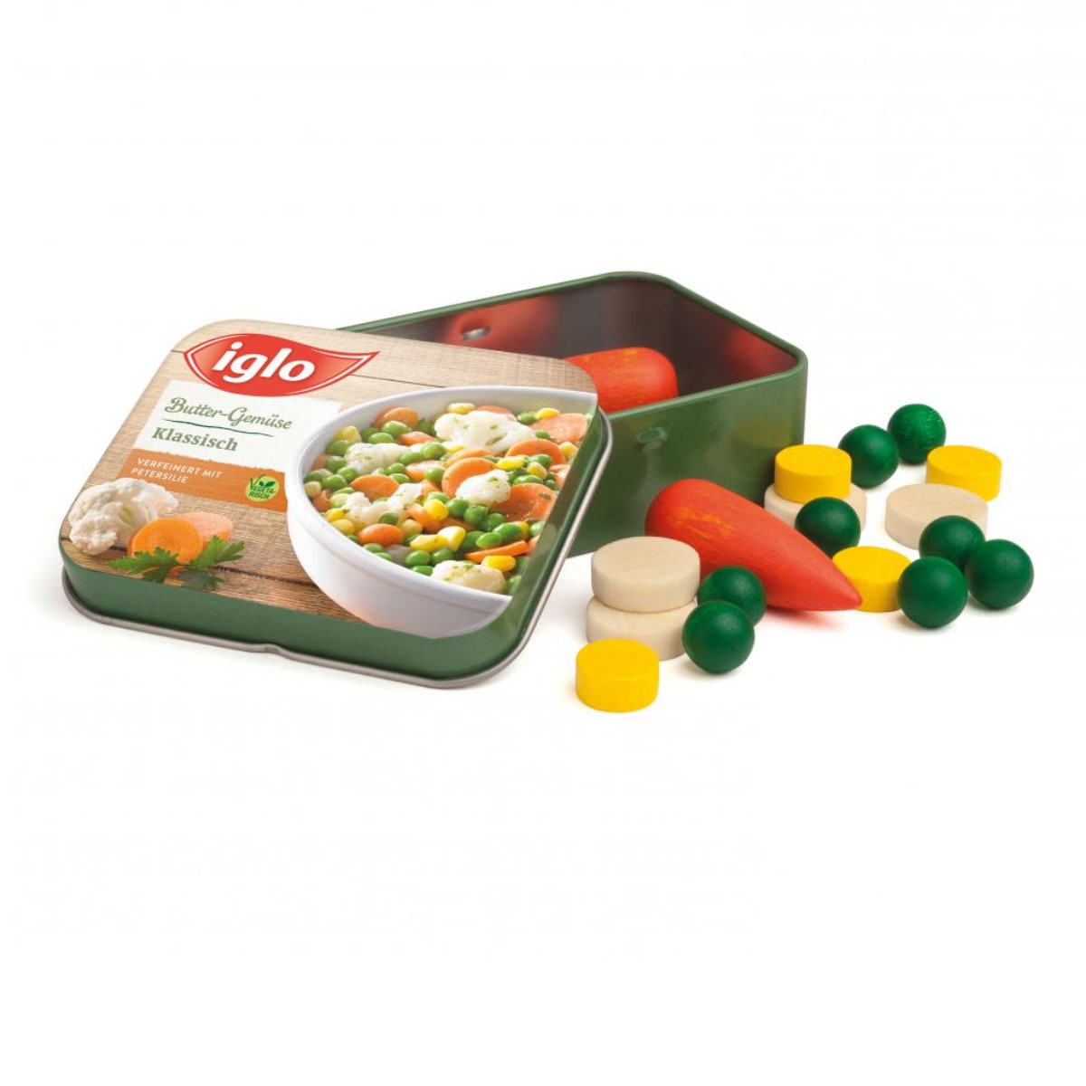 Erzi Gemüse von Iglo in der Dose