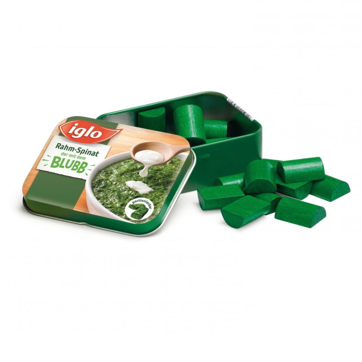Erzi Spinat von Iglo in der Dose