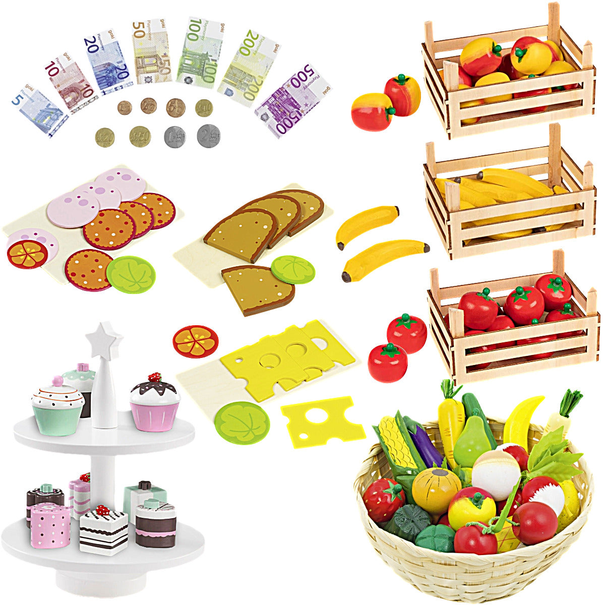 Goki Accessoireset voor Winkel en Kinderkeuken