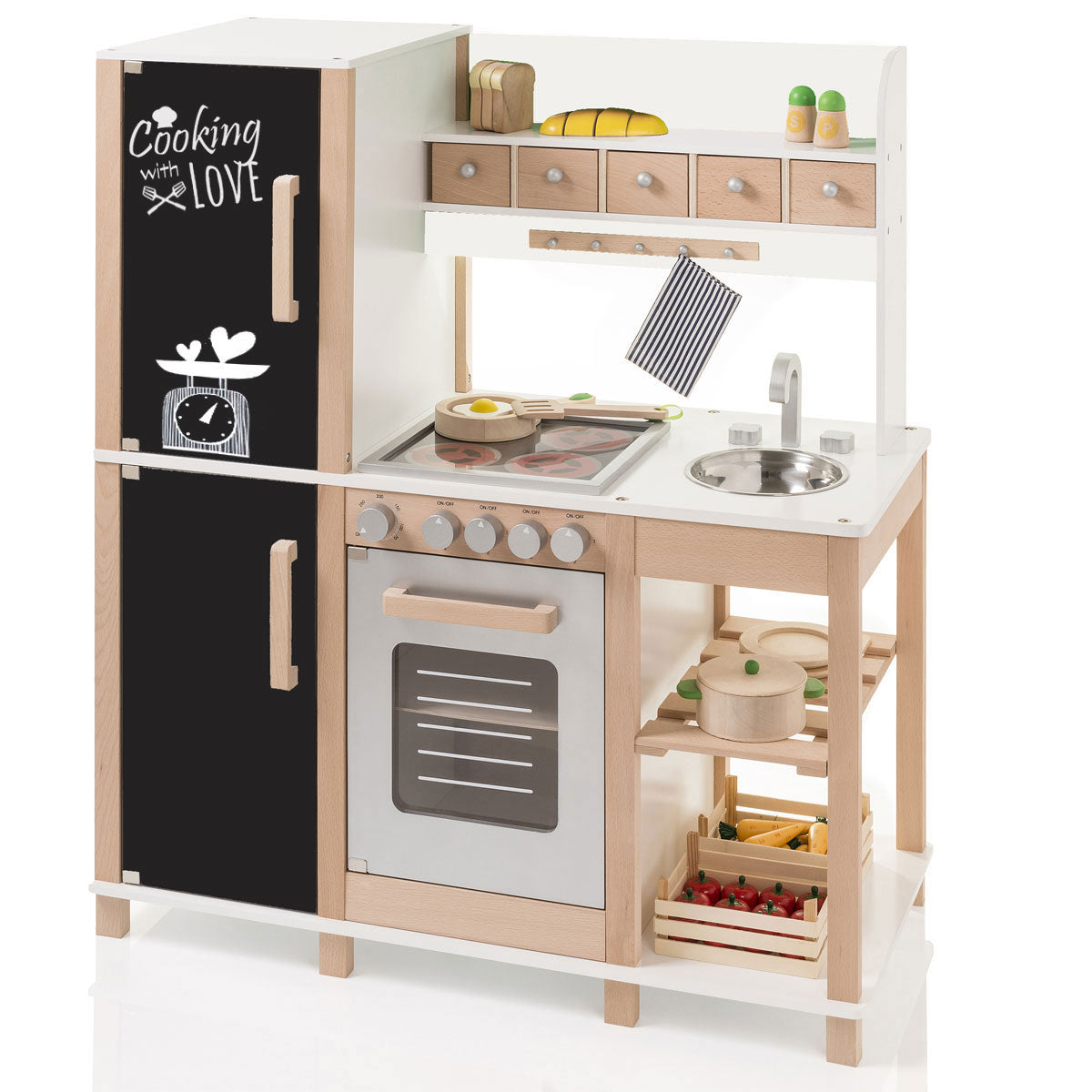 Kinderküche Holz mit Tafel