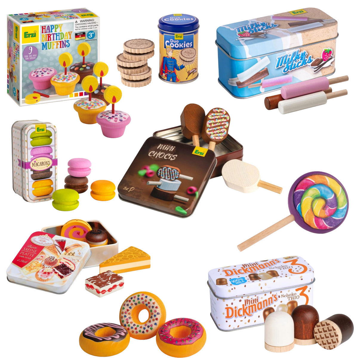 Erzi Set Süße Leckereien