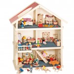 Puppenhaus mit 3 Etagen von Goki