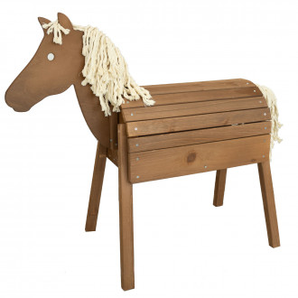 Meppi wooden horse for the garden